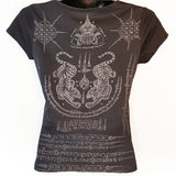 Tiger Temple Womens Cotton T-Shirt