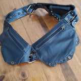 Studded Leather Hip Pouch Festival Money Belt