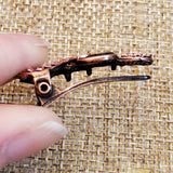 Treble Clef Rhinestone Music Hair Claw for Musician