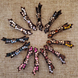 Rhinestone Bow Hair Clip Mini Alligator Claw