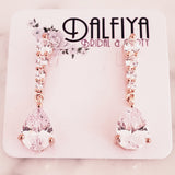 Delicate Drop Wedding Earrings