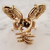 Butterfly Rhinestone Metal Hair Claw