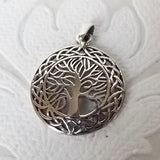 Tree of Life .925 Sterling Silver Pendant Celtic Infinity Knot