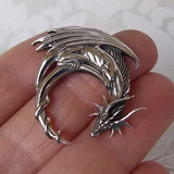Dragon Pendant .925 Sterling Silver Fantasy Charm