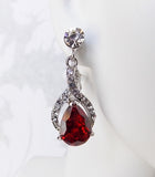Twist Drop Bridal Earrings