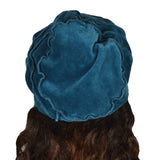 Embroidered Cotton Velvet Hat