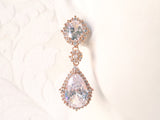 Classic Bridal CZ Drop Earrings