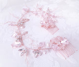 Floral Hair Vine with Freshwater Pearl Headpiece