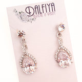 Twist Drop Bridal Earrings