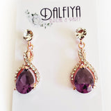Twist Drop Bridal Earrings