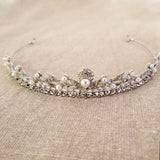 Vine Motif Classic Wedding Tiara for Victorian Bride