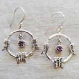 Dragonfly .925 Sterling Silver Earrings from Bali