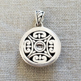 Amethyst .925 Sterling Silver Pendant from Bali