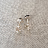 Flower Bud Studs .925 Sterling Silver Earrings from Bali