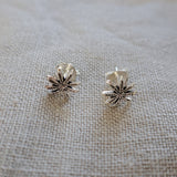 Leaf .925 Sterling Silver Earrings from Bali