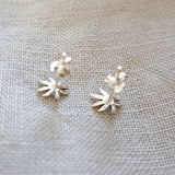 Leaf .925 Sterling Silver Earrings from Bali