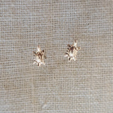 Mini Turtle Stud .925 Sterling Silver Earrings from Bali
