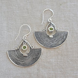 Periodot .925 Sterling Silver Chandelier Earrings from Bali