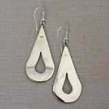 .925 Sterling Silver long Drop Earrings from Bali