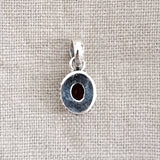 Garnet .925 Sterling Silver Pendant from Bali