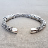 Snake Cuff .925 Sterling Silver Bracelet from Bali