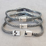 Gemstone .925 Sterling Silver Bracelet from Bali