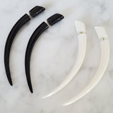 3" Long Split Taper Faux Gauge Earrings Fake Plugs