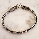 Dragon .925 Sterling Silver Naga Bracelet from Thailand