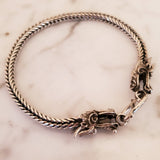 Dragon .925 Sterling Silver Naga Bracelet from Thailand