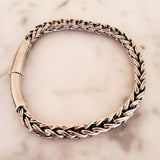 5mm .925 Sterling Silver Braid Chain Bracelet from Thailand
