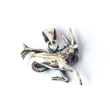 Capricorn .925 Solid Sterling Silver Horoscope Pendant Zodiac
