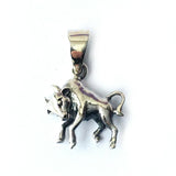 Taurus.925 Solid Sterling Silver Horoscope Pendant Zodiac