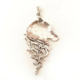 Wolf Tribal Pendant .925 Solid Sterling Silver Charm Protection Amulet  Gift