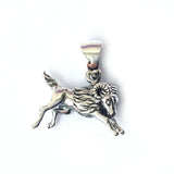Aries.925 Solid Sterling Silver Horoscope Pendant Zodiac