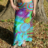 Light Cotton Sarong Embroidered Boho Beach Wrap