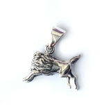 Aries.925 Solid Sterling Silver Horoscope Pendant Zodiac