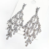 Waterfall Chandelier Wedding Earrings for Glam Wedding