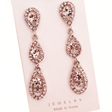 Rhinestone Bridal Bracelet or Earrings