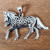 Horse Charm .925 Sterling Silver Equestrian Pendant