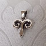 Horoscope Symbol .925 Solid Sterling Silver Zodiac Pendant