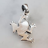 Frog Pendant .925 Sterling Silver Charm