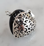 3D Heart Locket .925 Sterling Silver Pendant