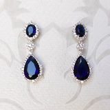 Classic Bridal CZ Drop Earrings