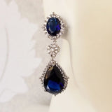 Classic Bridal CZ Drop Earrings