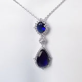 Classic Bridal CZ Drop Pendant