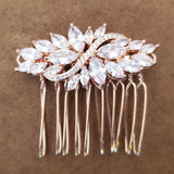 Micro-Pave CZ Hair Comb for Wedding