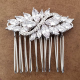 Micro-Pave CZ Hair Comb for Wedding