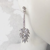 Art Deco Bridal Chandelier Earrings or Necklace Set