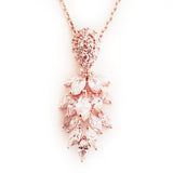 Art Deco Bridal Chandelier Earrings or Necklace Set