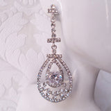 Vintage Glam Bridal Chandelier Earrings